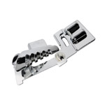 Kapea kantinkääntäjä Janome ja Elna pikakiinityksella, mallit ommelleveydellä eniten 7 mm