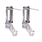 Läbipaistva töötsooniga tikkimis- ja teppimistald, standardse kruvikinnitusega 