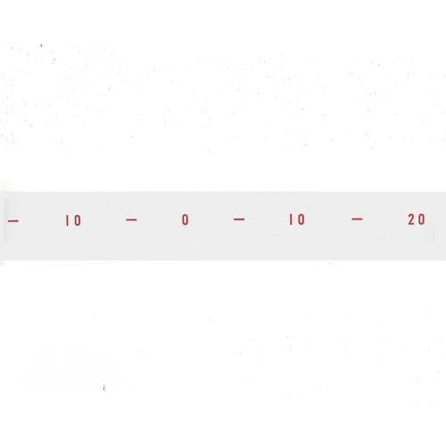 Knitting machine needle indicator for standard gauge ribbing attachment
