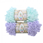 Pehme aasadega lõng Puffy Soft & Quick, Alize