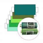 Õmblusniidid, 100% PES, 366m, Coats Diagonal Chain, Ideal - rohekas-türkiis, roheline, oliivroheline