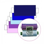 Õmblusniidid, 100% PES, 366m, Coats Diagonal Chain, Ideal - violetsed, lillad, sinised, türkiissinised