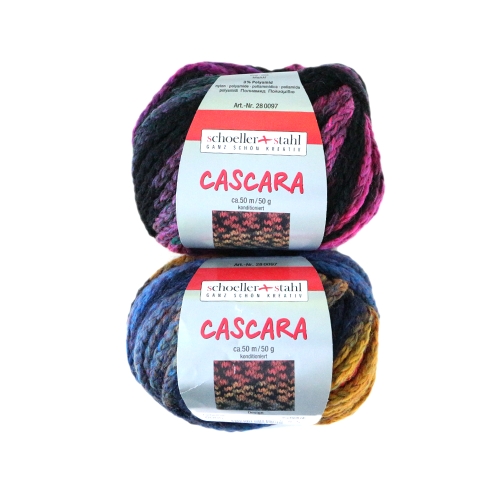 Jäme punutud lõng Cascara, Schoeller+Stahl , 50 g = 50 m