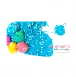 Värviliste tupsudega dekoratiivlõng Ponponella, Alize