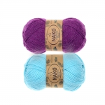 Taaskasutatud materjalist akrüüllõng, Doga Dostu, Nako, 100 g = 190 m