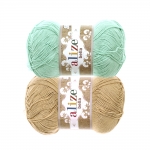 Пряжа для вязания из 100% хлопока, Bella 100g, Alize