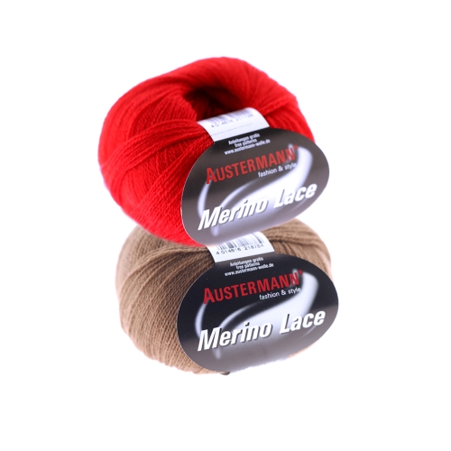 Пряжа из натуралного шелка Merino Lace Pure Wool, Austermann 25g
