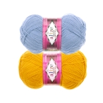 Polüamiidisisaldusega villane sokilõng Wool Superwash 100, Alize, 100 g = 420 m 