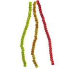  Набор бисера и бусин на нитке, длина нити 18 см, 6,3 x 9 mm ,Varanasi - Бисер Индии