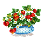 Embroidery Kits with Flowers, Fruits..