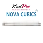 KnitPro Nova Cubics kandilised metallist sukavardad