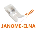 Лапки и принадлежности для швейных машин JANOME, ELNA шириной стежка 7мм 