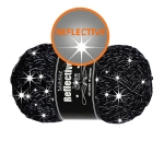 Пряжа для вязания со светоотражающей нитью