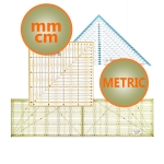 Metric Scale Rulers (mm, cm)