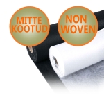 Mittekootud tugikangad ja liimriided, fliseliin