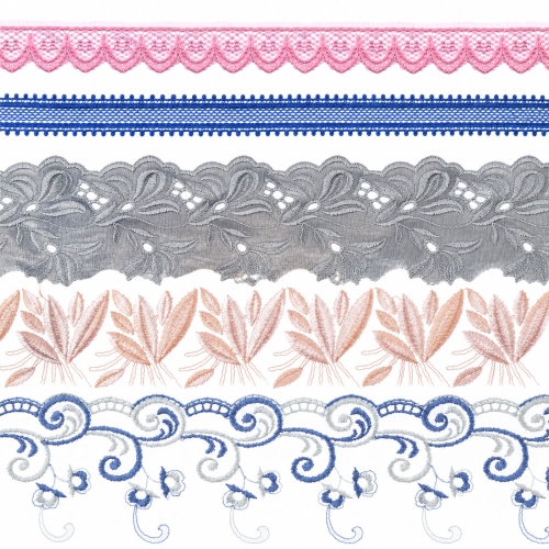Кружево: Polyester, Acrylic, Viscose (Rayon), Polyamid