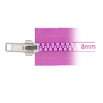 Osad plasthammas tõmblukkudele laiusega 8mm