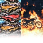Car and motorcycle fabrics