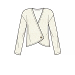 Misses` Wrap Cardigan with Variations, Sizes: XXS-XS-S-M-L-XL-XXL, Simplicity Pattern #S8954 