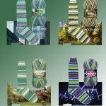  Villasesisaldusega mustrit moodustav sokilõng Boho, Nako, 100 g = 400 m 