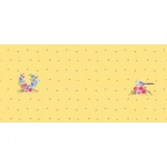 Tihaste ja lillekestega, veniv puuvillasegu kangas kupongina, 70 cm x 150 cm, 11939, Stenzo textiles 