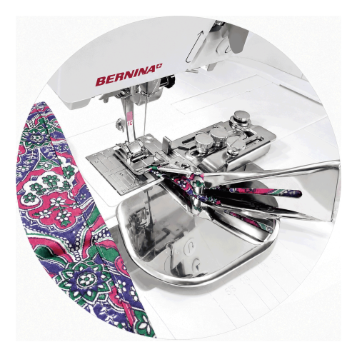 Universaalne 2-kerav kantimisseade paljudele õmblusmasinatele #87 Binder on the Bernina 450 