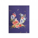 Tihaste ja lillekestega, veniv puuvillasegu kangas kupongina, 70 cm x 150 cm, 11939, Stenzo textiles 