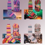  Villasesisaldusega mustrit moodustav sokilõng Boho, Nako, 100 g = 400 m 