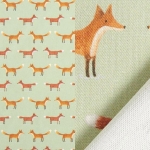 Puuvillane dekoratiivkangas, Panama Premium: loomad, linnud, kalad 