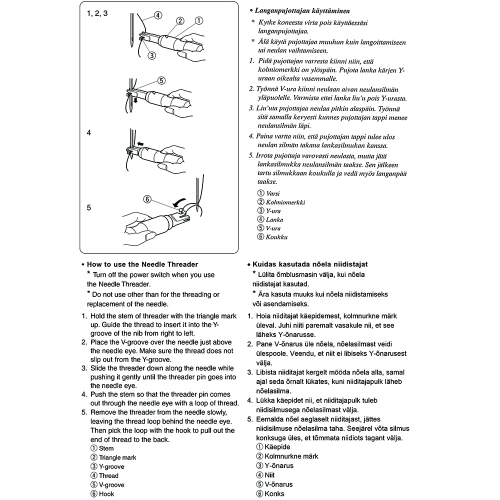 Нитевдеватель, SewMate DW-WB300 Niidistaja/Needle threader