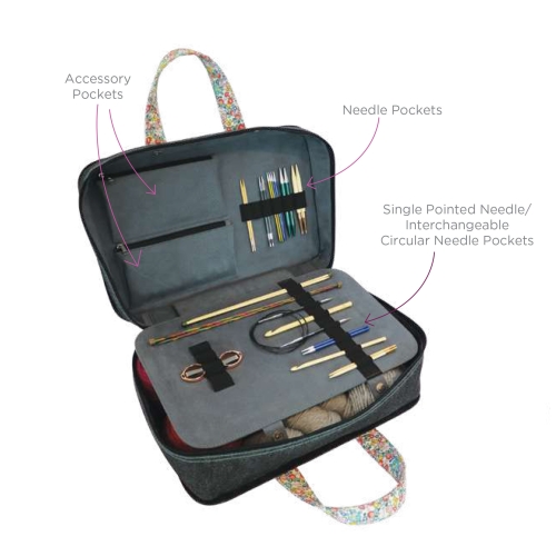 Сумка для аксессуаров Bloom Doctor Bag, KnitPro 12830 
