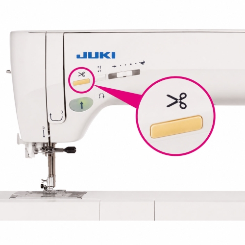 Ompelukone Juki HZL-F600 Katkaisee molemmat langat painamalla nappia