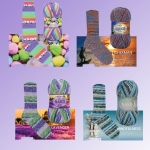  Villasesisaldusega mustrit moodustav sokilõng Boho, Nako, 100 g = 400 m 