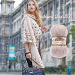 Пушистая однотонная пряжа Angora Gold, Alize  