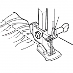 Rypytysjalka, Janome ja Elna malleihiin ommelleveydella eniten 7 mm 