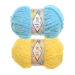 Pehme sametja pinnaga lõng Baby Softy Mega, Alize