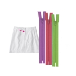 Closed End Spiral Coil Zipper 4 mm, 10 pcs Offer Pack