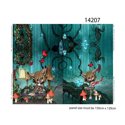 Digital Jersey print panels, 120 cm x 150 cm, Stenzo, Art. 14207