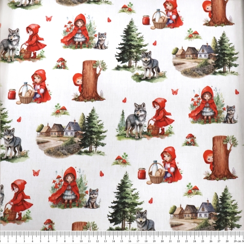 Õhem mustriliga puuvillane kangas, France, 140 cm, Toile Provence
