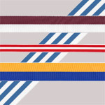 Trikoloor, riigi- rahvus- linna ja klubivärvi triipudes paelad 