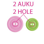 Nööbid kahe auguga 