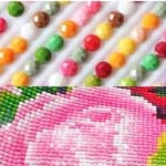 Kristallmosaiigid, mosaiikpildid, numbrite järgi värvimine