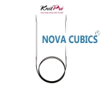 Kandilised metallist KnitPro Nova Cubics ringvardad
