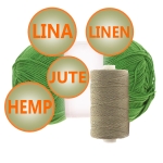Льняная, сизалевая, пеньковая, джутовая и другие пряжи, нити, шнуры