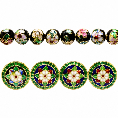 Cloisonne metallhelmed