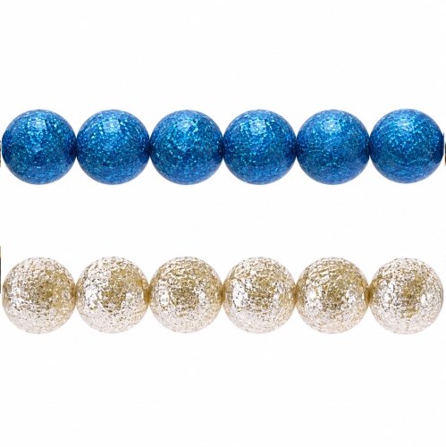 Crinkle Glass Beads