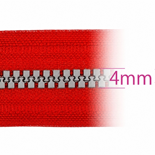 4mm hammastikuga plast-tõmblukud