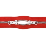 Kaksisuuntaiset kiinteät ns laukkuvetoketjut