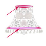 Lampunvarjostimien valonhajottimet